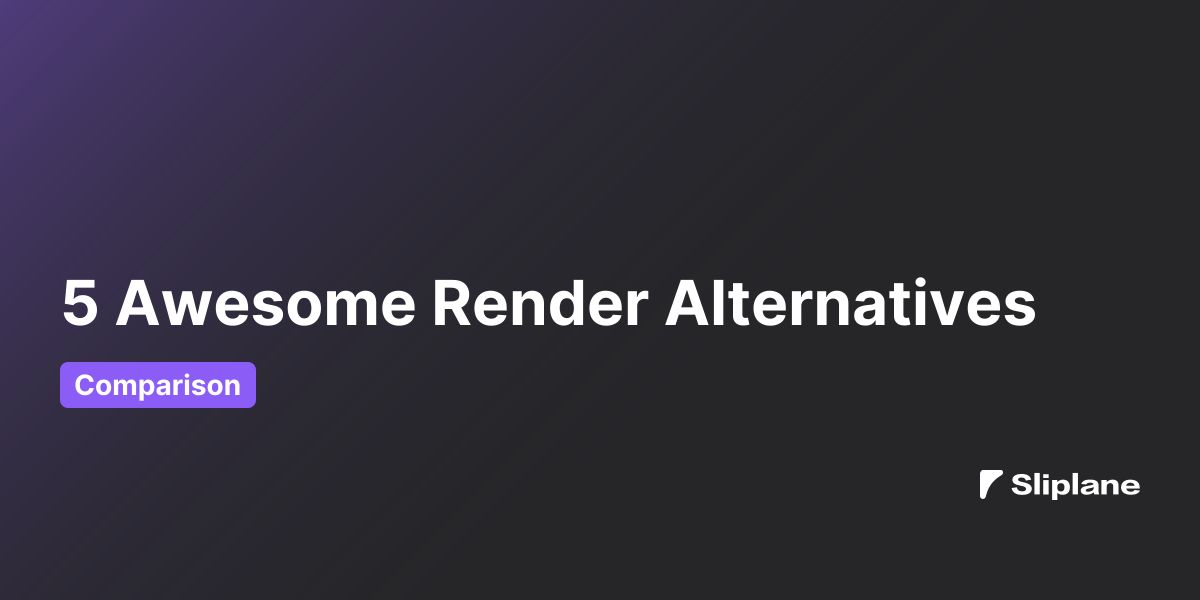 5 Großartige Render Alternativen